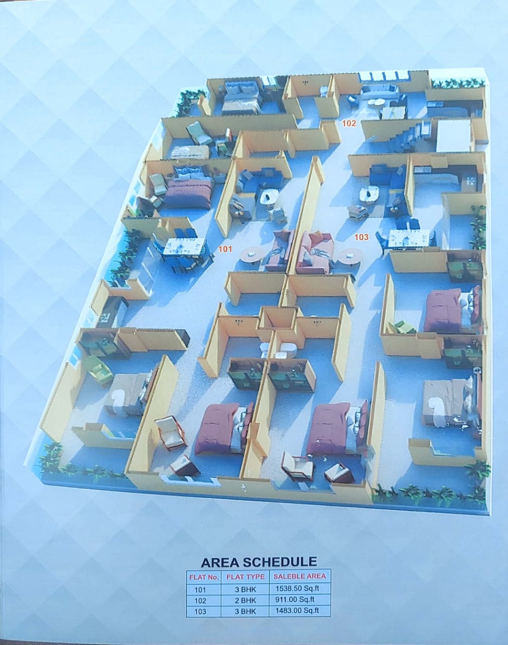 2 bhk and 3 bhk Flats in Murlipura New Building Flats